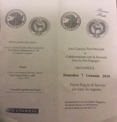 Arci Caccia Padova: Il 7 Gennaio va in scena la Prova cinofila su lepre