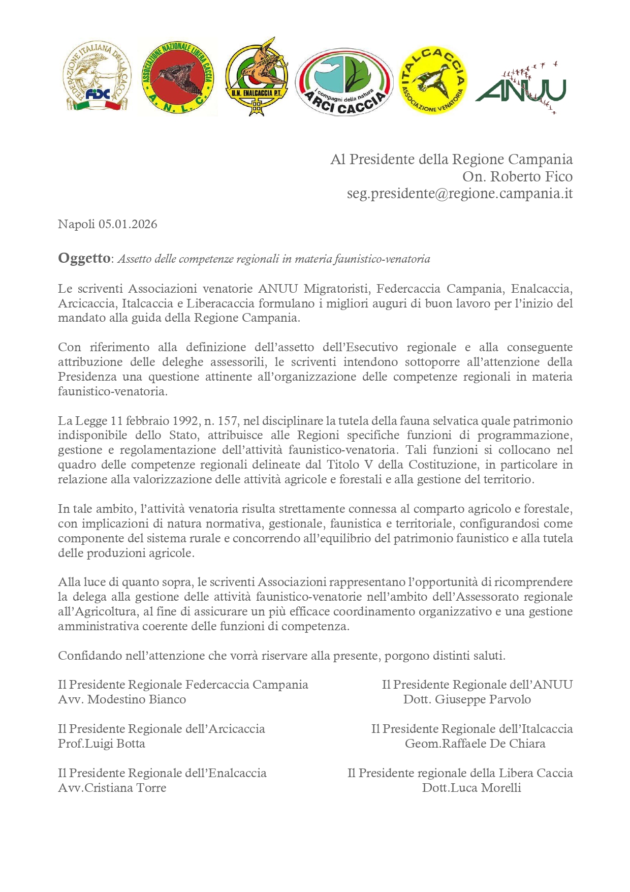 Richiesta cabina di regia del 05.01.2026 page 0001