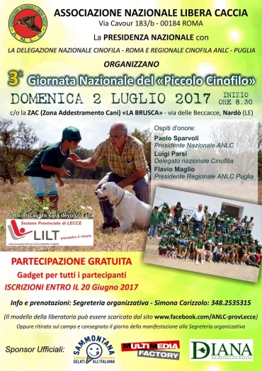 ANLC: Il 2 luglio si celebra la 3^ Giornata Nazionale del “Piccolo Cinofilo”