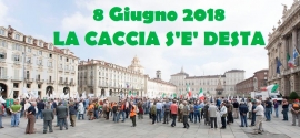 TORINO 8 GIUGNO 2018, LA CACCIA S’E’ DESTA