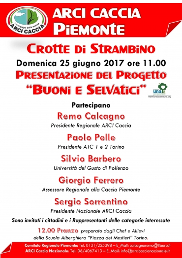 Fiera di Crotte di Strambino: Presentazione del progetto &quot;Buoni e Selvatici&quot;