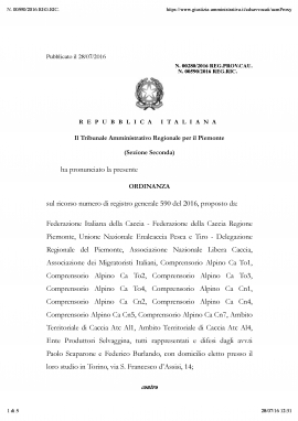 RICORSO PIEMONTESE: TORNANO ANATIDI E MIGRATORI