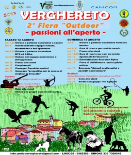 VERGHERETO: IL 12 E 13 AGOSTO AL VIA LA FESTA DELL&#039;OUTDOOR