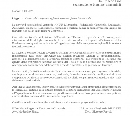 In Campania le AAVV scrivono al Presidente Roberto Fico